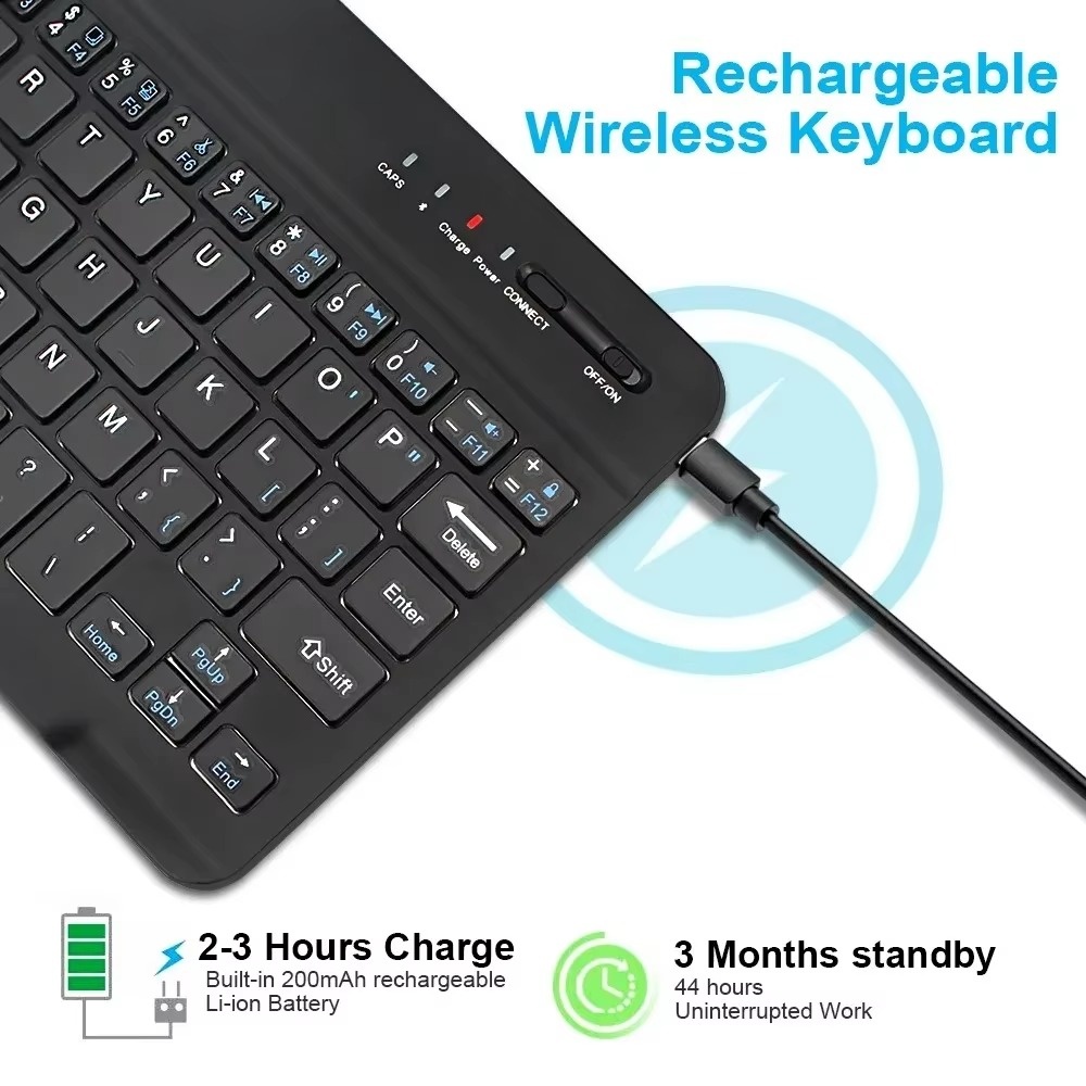 Tablet Accessories Kit - 7/10 Zoll Bluetooth Wireless English Tastatur