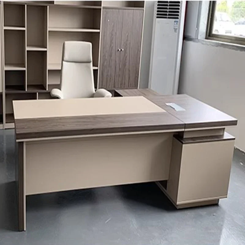 Office Table Accessories Unique - Postmoderner Cheftisch, Computertische, Arbeitszimmer, minimalistischer Bürotisch,