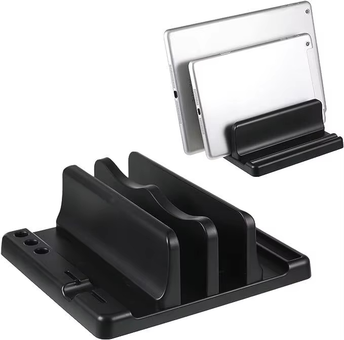 Laptop Tablet Accessories - Büro-Laptopständer aus ABS-Kunststoff, vertikal, spart Platz