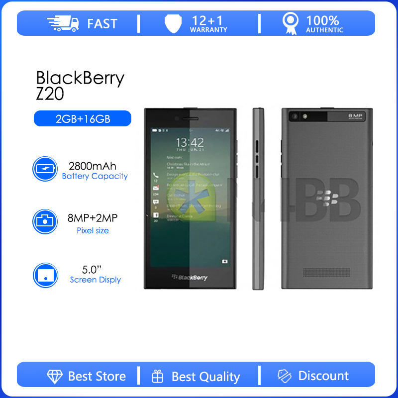 Mobile & Tablet Accessories - Blackberry Leap Z20 Renoviert-Original-Dual-Core 5.0 