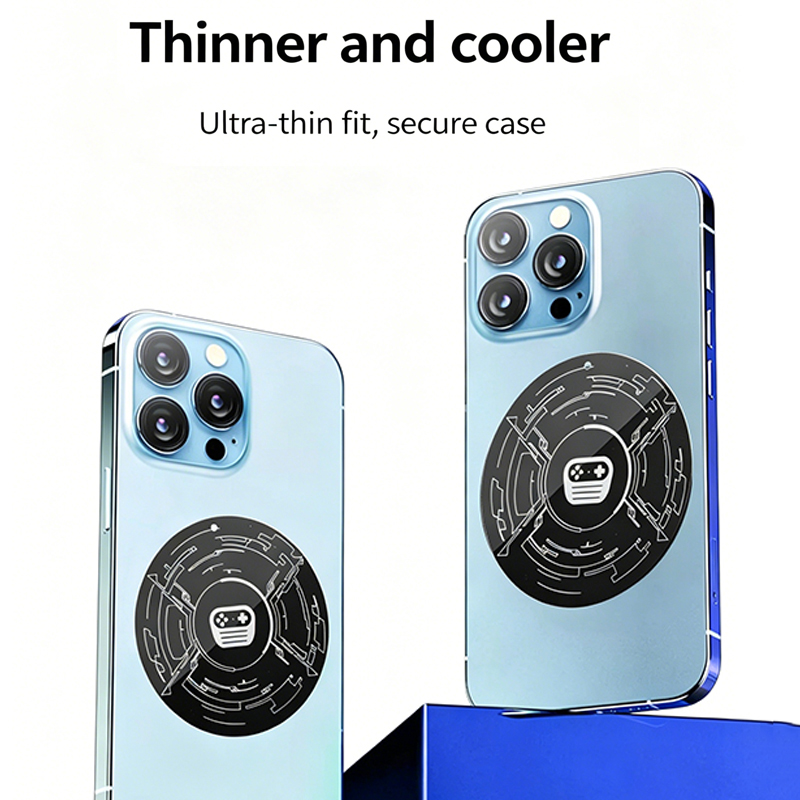 Tablet Accessories For Car - Ultradünner Eisenring-Aufkleber Magnetisches Zubehör für Telefonkühler