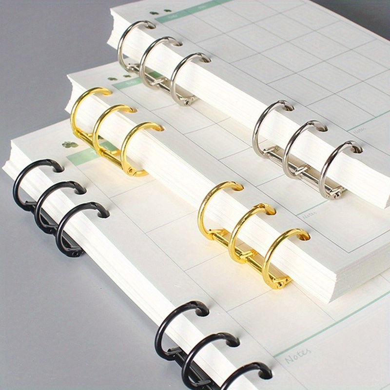 Laptop Tablet Accessories - 10 Stück Metallringe für lose Blätter,