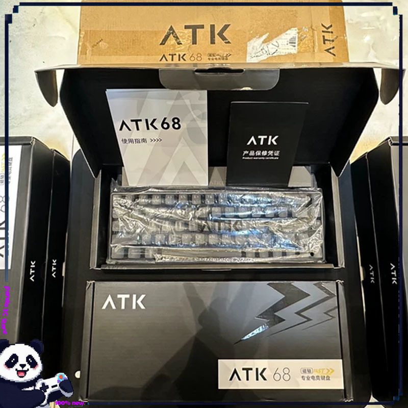 Tablet With Complete Accessories - ATK 68 Magnetische Tastatur, nur geöffnet,