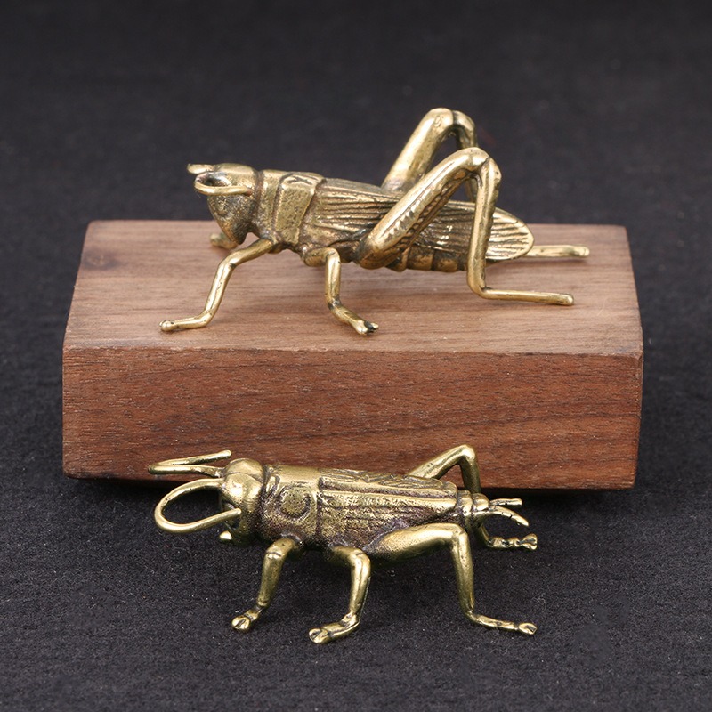 Office Table Accessories Unique - Kreative Crickets aus massivem Messing, Ornament,