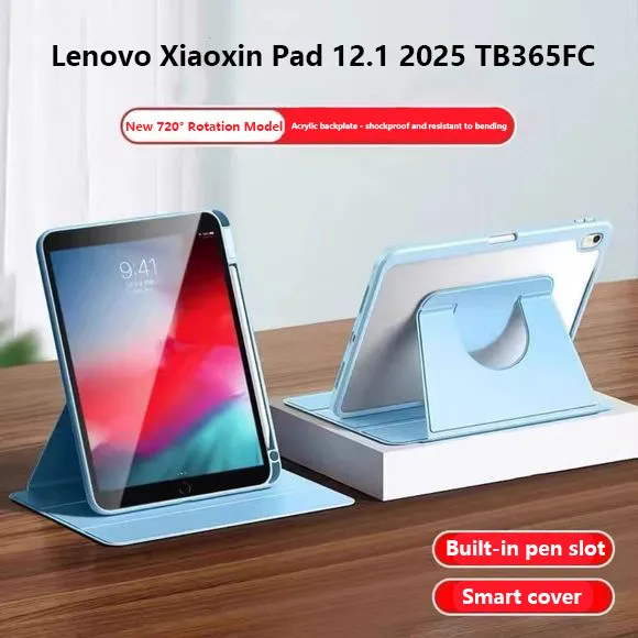 Lenovo Tablet M11 Accessories - 360 ° Rotation Acryl Fall Für