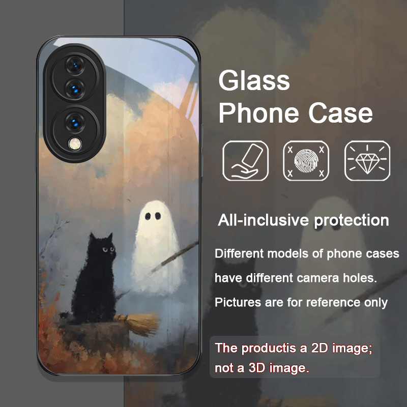 Niedliche Cartoon-Schwarzkatze – Huawei Nova 12 Bewertung und Preis