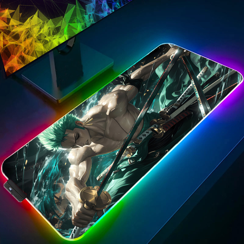 ONE PIECE Zoro Mauspad RGB Gam – Tablet Cute Accessories Bewertung und Preis