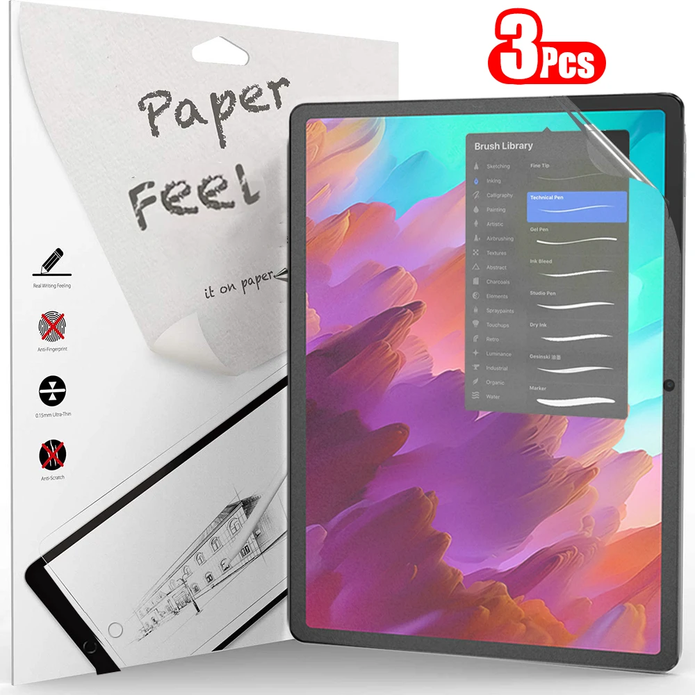 3 Stück wie Papiergefühl-Displ – Lenovo Tablet M11 Accessories Bewertung und Preis