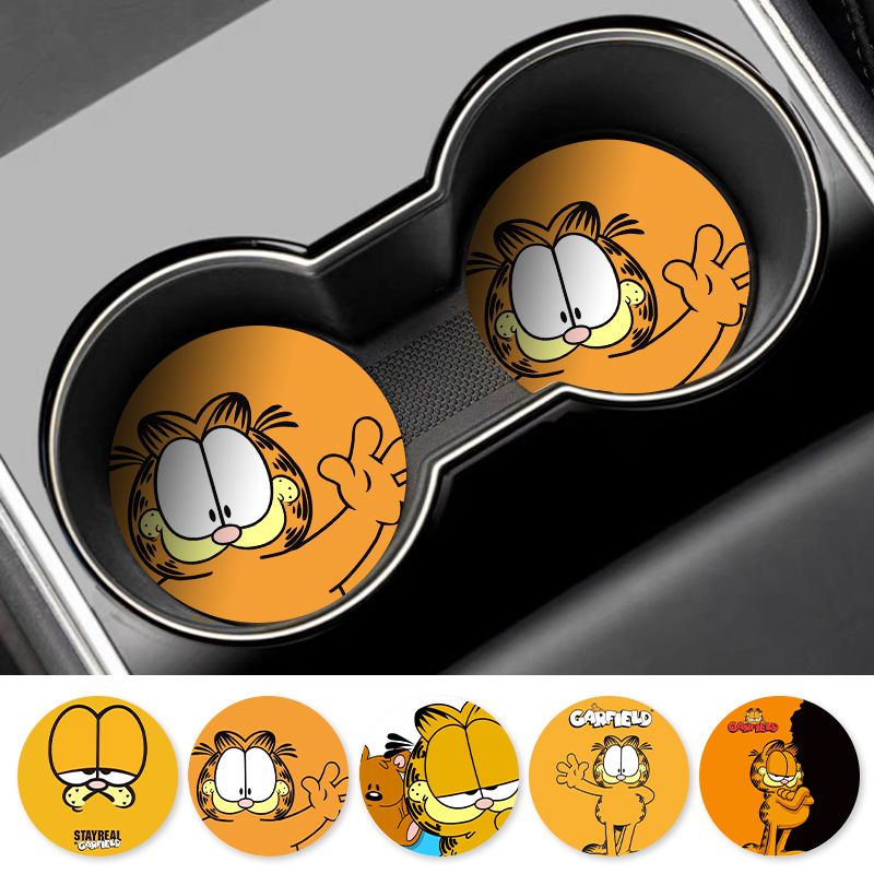 Cartoon Garfield Auto-Getränke – Tablet Accessories For Car Bewertung und Preis