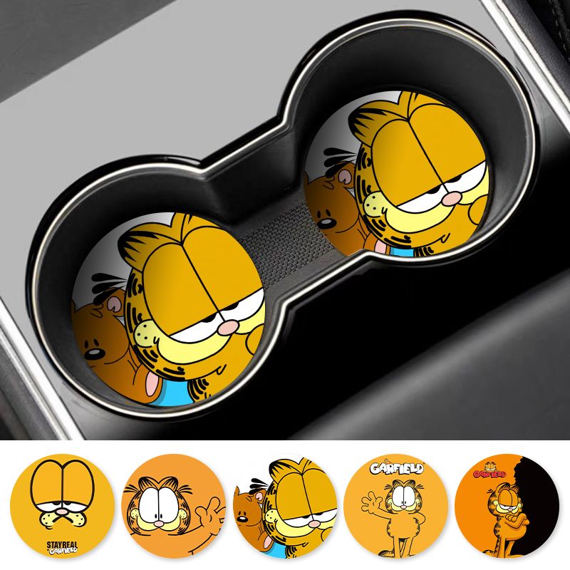 Cartoon Garfield Auto-Getränke – Tablet Accessories For Car Bewertung und Preis