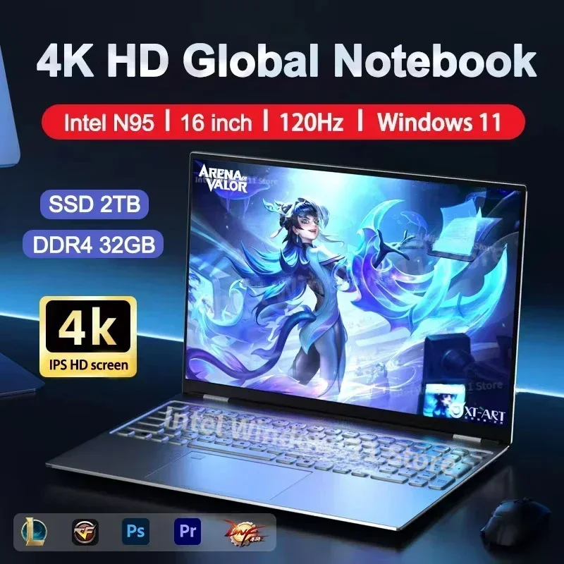 NEUER Laptop mit Intel N95, 4K – Windows Tablet Accessories Bewertung und Preis