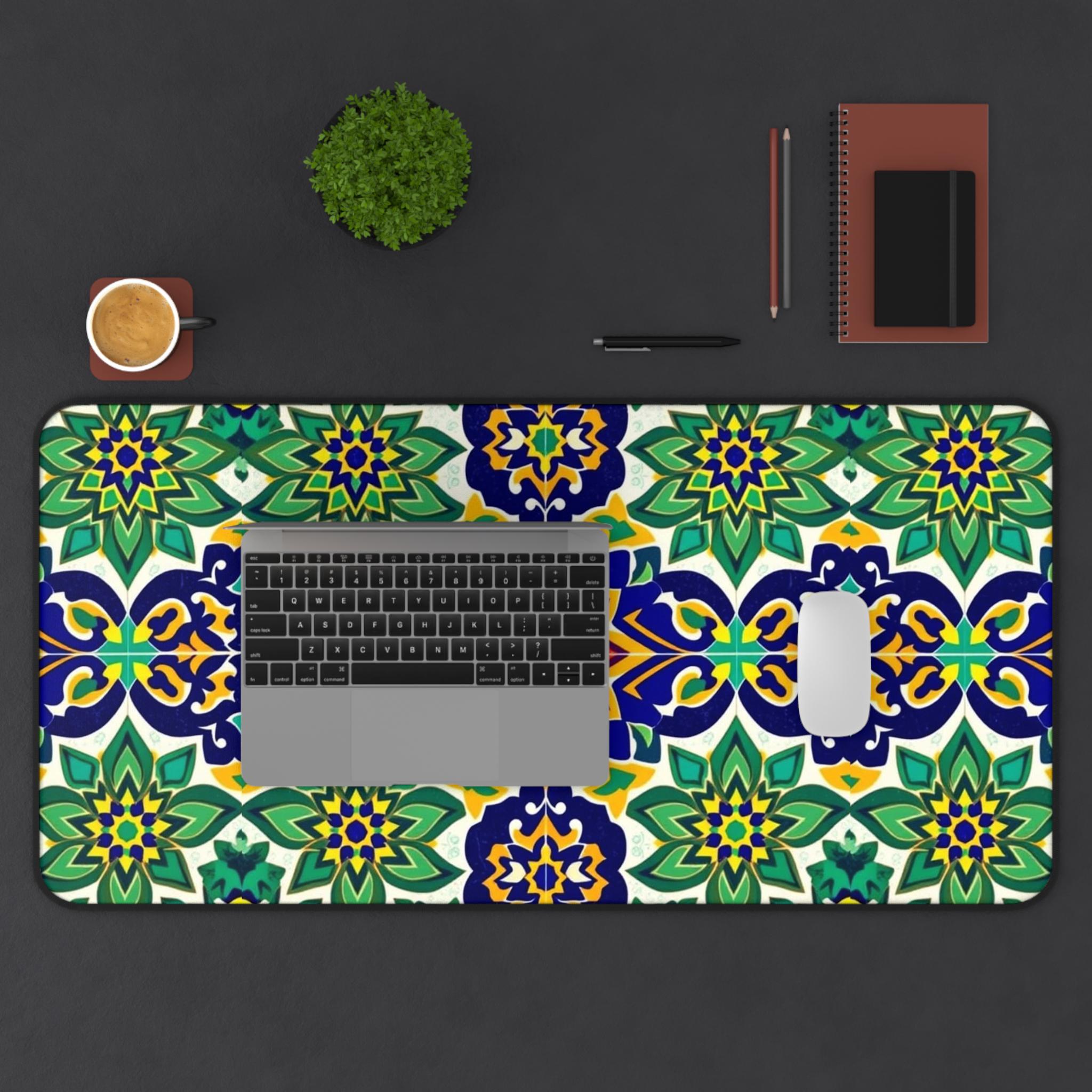Bunte Blumen-Tischmatte, stilv – Office Table Accessories Unique Bewertung und Preis